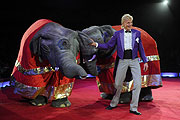 Johnny Fischer & seine Elefanten (Foto: Ingrid Grossmann)